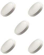 5 Plafon Superled Sobrepor 24w Biv 6500k Redondo Ourolux