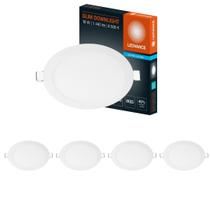 5 Plafons Led De Embutir Redondo Biv 18w 6500k Ledvance