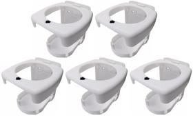 5 Porta Copo Retrátil Dobrável Barco Lancha Carro Branco 5 Porta Copo Retrátil Dobrável Barco Lancha Carro Branco