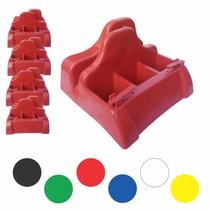 5 Porta Guardanapo e Sachês Com Fura Sachês Cores Lanchonete