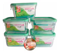 5 Pote Multiuso Freshy Plástico Freezer Sanremo Sr1762 537ml 5 Pote Multiuso Freshy Plástico Freezer Sanremo Sr1762 537ml