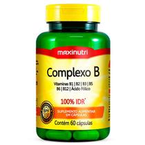 5 potes complexo b 60cps maxinutri