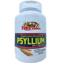 5 Potes de Psyllium 120 Cápsulas 500mg