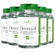 5 Potes Drenazil 300 Caps Original Fórmula Exclusiva