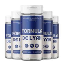 5 Potes Formula de Lyah Original 60 Cápsulas