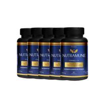 5 Potes Nutramune suplemento alimentar 60 capsulas 500mg fórmula 7 em 1 5 Potes Nutramune suplemento alimentar 60 capsulas 500mg fórmula 7 em 1