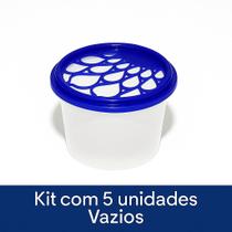 5 Potes Vazios Anti Mofo Para Cloreto De Cálcio 5 Potes Vazios Anti Mofo Para Cloreto De Cálcio