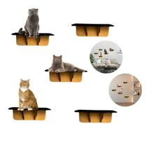5 Prateleiras Escada Para Gato Kit Mdf com Carpete Antiderrapante 5 Prateleiras Escada Para Gato Kit Mdf com Carpete Antiderrapante