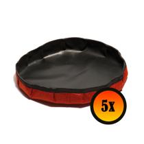 5 Pratos Nº 9 De Feltro Vasos De Plantas 32cm De Diâmetro