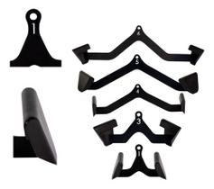 5 Puxadores Anatômicos Pulley Costas Exercício Academia