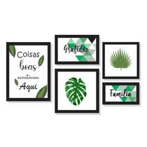 5 Quadros Decorativos Coisas boas acontecem aqui Sala Quarto 5 Quadros Decorativos Coisas boas acontecem aqui Sala Quarto