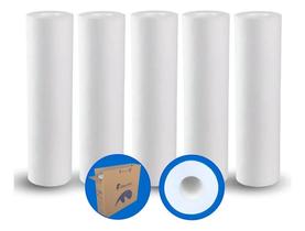 5 Refil Filtro Caixa Dágua Cavalete Pp Liso 9 3/4 0,5 Micra 5 Refil Filtro Caixa Dágua Cavalete Pp Liso 9 3/4 0,5 Micra