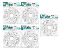5 Refil Mop Giratório Fit Flashlimp Microfibra Alta Absorção 5 Refil Mop Giratório Fit Flashlimp Microfibra Alta Absorção