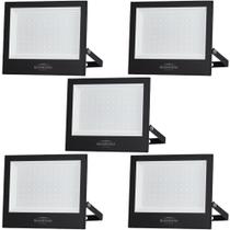 5 REFLETOR LED PLAY 100WATTS IP66 ALUMINIO Bivolt 110/220V 6500K BLUMENAU ILUMINAÇÃO