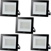 5 REFLETOR LED PLAY 50WATTS IP66 ALUMINIO Bivolt 110/220V 6500K BLUMENAU ILUMINAÇÃO