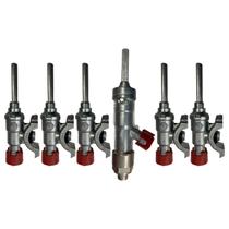 5 Registro Ramal Mini + 1 Registro Forno Fogão Piacere Vetro