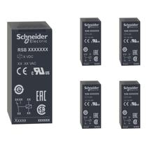 5 Relé Interface 8A Schneider 2C/O 220VCA RSB2A080M7
