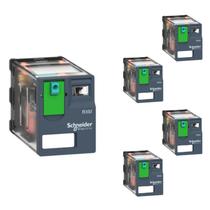 5 Relé Miniatura 24V Schneider 4C/O 6A 24VCC RXM4AB1BD