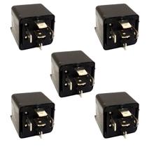 5 Reles Universal Auxiliar 5 Pinos De Partida Tra116.213 De Partida Ignição Farol Com Suporte Fixação Automotivo 12v 40a