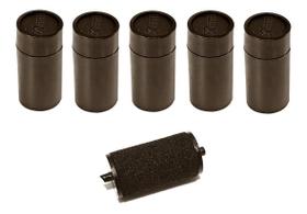 5 Roletes Tinta Para Etiquetadora Fixar Tinteiro Mx5500, 221