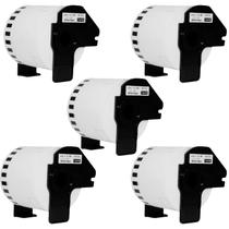 5 Rolo Etiqueta Comp P/ QL-800 Dk-2205 62mmX30.48mts c/Supor 5 Rolo Etiqueta Comp P/ QL-800 Dk-2205 62mmX30.48mts c/Supor