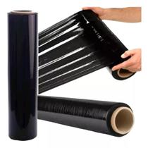 5 rolo filme stretch preto 50cm 250 metros 2kg ideal para embalagem 5 rolo filme stretch preto 50cm 250 metros 2kg ideal para embalagem
