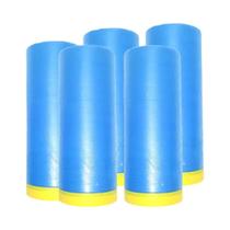 5 Rolos De Filme Protetor PE Pré-Adesivado Para Pintura Automotiva, Cozinha, Poeira De Móveis