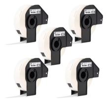 5 Rolos Etiqueta Compativel P/ Brother Dk-1203 Ql800 17x87mm 5 Rolos Etiqueta Compativel P/ Brother Dk-1203 Ql800 17x87mm