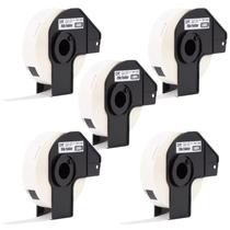 5 Rolos Etiqueta Compativel P/ Brother Dk-1203 Ql800 17x87mm 5 Rolos Etiqueta Compativel P/ Brother Dk-1203 Ql800 17x87mm