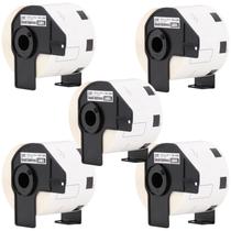 5 Rolos Etiqueta Compativel P/ Brother Dk-1209 Ql800 29x62mm 5 Rolos Etiqueta Compativel P/ Brother Dk-1209 Ql800 29x62mm