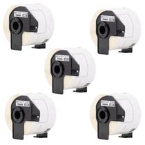5 ROLOS Etiqueta Compativel Uso Brother Dk-1202 Com Suporte 5 ROLOS Etiqueta Compativel Uso Brother Dk-1202 Com Suporte