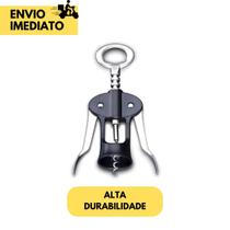 5 Saca Rolha com Abridor de Garrafas 2 em 1 Ideal para Bar Cozinha Restaurantes Hotel Aço Inox5 5 Saca Rolha com Abridor de Garrafas 2 em 1 Ideal para Bar Cozinha Restaurantes Hotel Aço Inox5