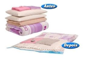 5 Saco A Vacuo Organizador Protetor Roupa Maior Espaç 70x110cm - Clink