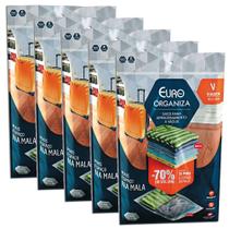 5 Saco a Vácuo Protetor Mala Roupa Cama Banho Antimofo Umidade Odor Inseto Poeira Reduz 3x Volume