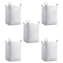 5 Saco Big Bag Reforçado Boca Aberta 1000kg C1 95x95x150