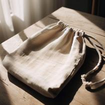 5 Saco Ecológicos 20x30 Ecobag 100% Algodão Cru Natural - Lembrancinha Artesanato Saquinho Embalagem