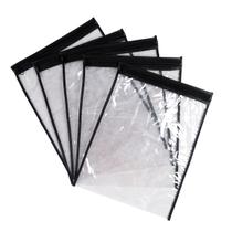 5 Saquinho Organizador Multiuso em PVC com zíper