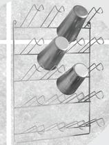 5 Secador Escorredor Copos 20 Lugares Cromado