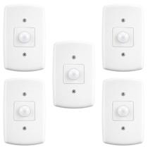 5 Sensor de Presença Parede C/ Fotocelula 42 MPE-20F Bivolt