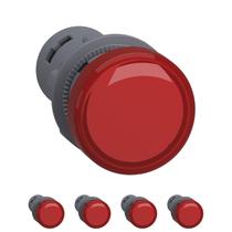5 Sinaleiro 22mm Led Vermelho 24v - Xa2evb4lc Schneider