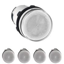 5 Sinaleiro Para Lâmpada BA9S Transparente 22mm Plástico Schneider XB7EV67P