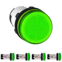 5 Sinaleiro Verde 22mm Para Lâmpada Ba9s 250v Schneider 5 Sinaleiro Verde 22mm Para Lâmpada Ba9s 250v Schneider