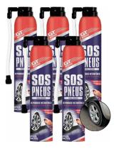 5 Sos Pneus Reparador Instantâneo Carros Motos Bicicleta 400ml 5 Sos Pneus Reparador Instantâneo Carros Motos Bicicleta 400ml