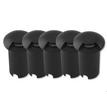 5 Spot Embutido De Chão Balizador Preto 1 Facho Led 1w 3000k Jardim Iluminação 5 Spot Embutido De Chão Balizador Preto 1 Facho Led 1w 3000k Jardim Iluminação