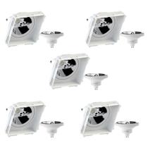 5 Spot Embutido No Frame + 5 Lâmpada AR111 4000K Save Energy 5 Spot Embutido No Frame + 5 Lâmpada AR111 4000K Save Energy