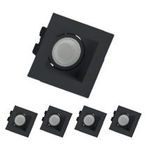 5 Spot Embutido Recuado MR11 GU10 Dirigível 360 Save Energy