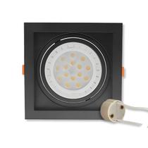 5 Spot Embutir De Led Recuado Quadrado Nordecor Ar111 Gu10