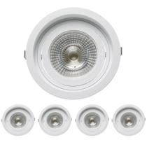 5 Spot Embutir Recuado Dirigível E27 Par30 Save Energy