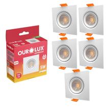 5 spot quadrado 5w bf ourolux 5 spot quadrado 5w bf ourolux