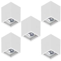 5 Spot Sobrepor Save Energy Boxit Par20 E27 Branco 110/220v